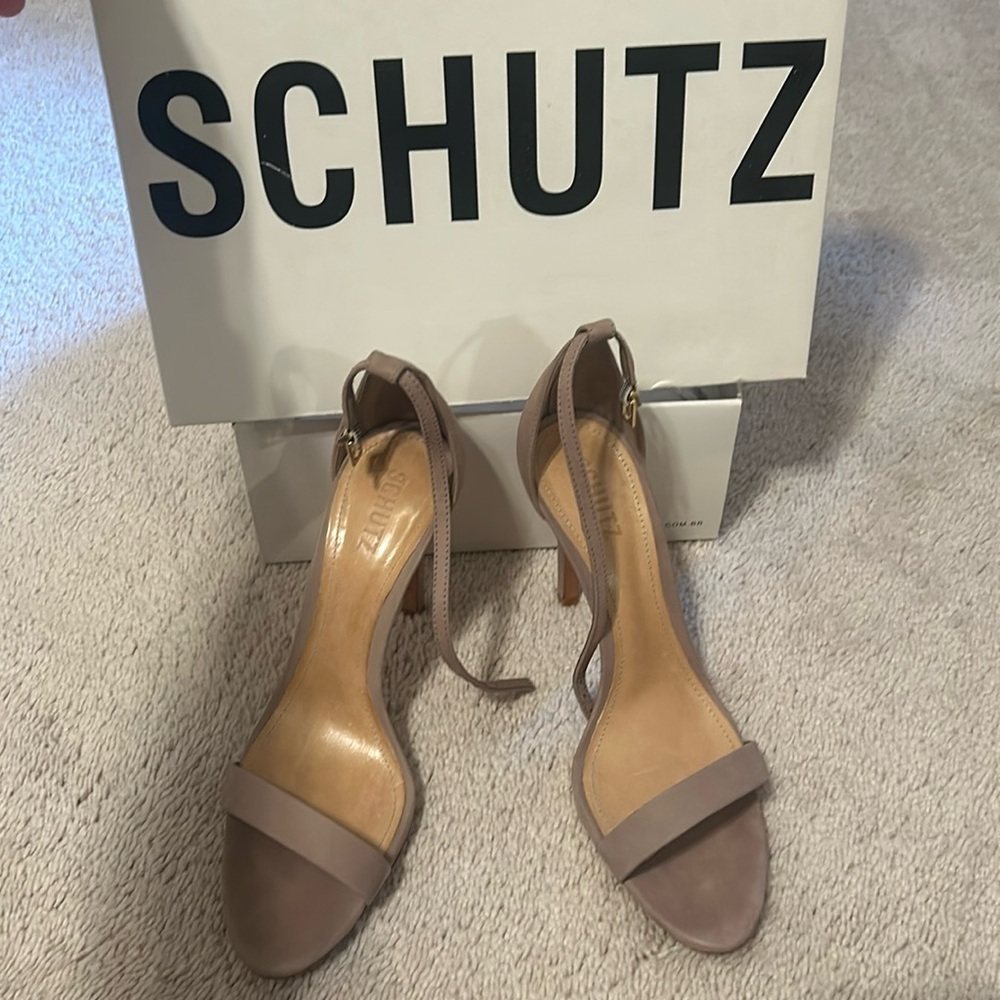 Schutz strappy heels
